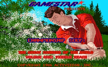 Championship Golf screen shot title